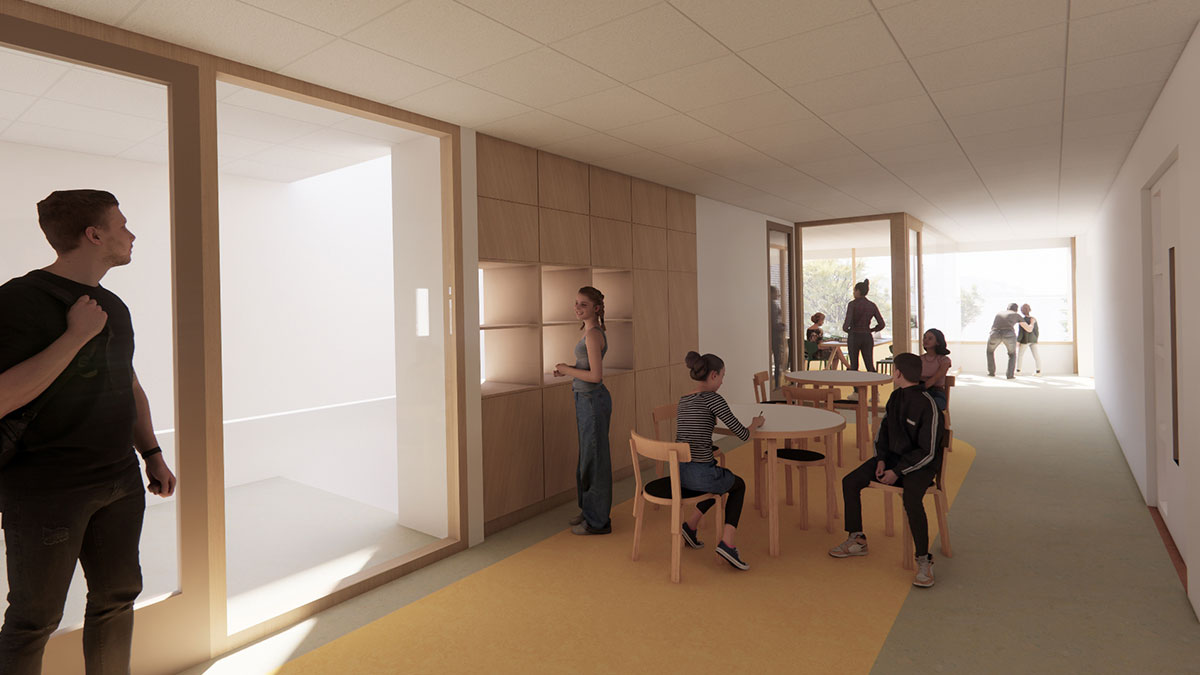 IKC Wisperweide Weesp, plein midden- en bovenbouw