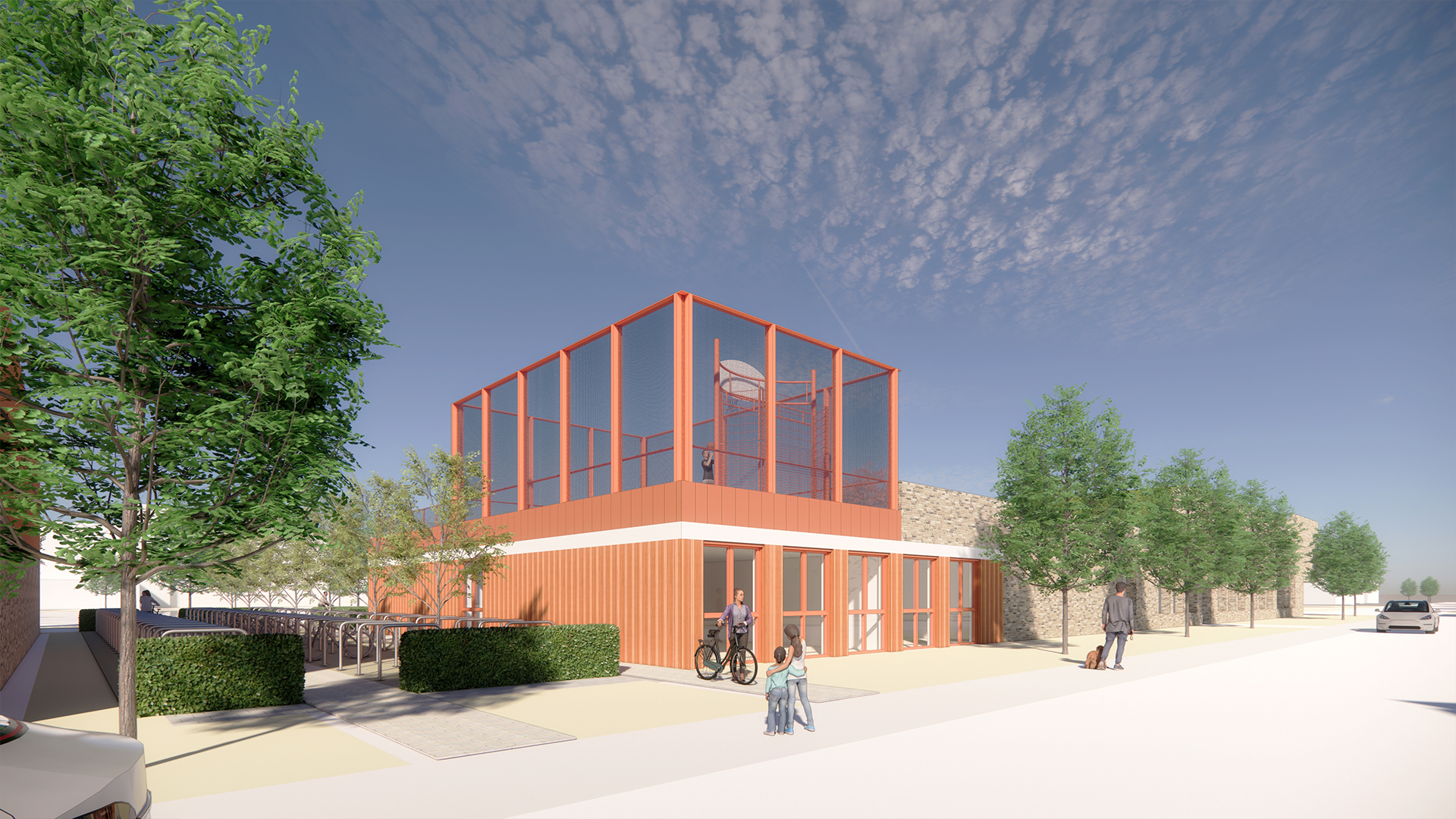 IKC Wisperweide Weesp, plein midden- en bovenbouw